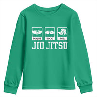 Funny BJJ Youth Sweatshirt Toque Soco Rola Brazilian Jiu Jitsu - Wonder Print Shop