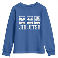 Funny BJJ Youth Sweatshirt Toque Soco Rola Brazilian Jiu Jitsu - Wonder Print Shop