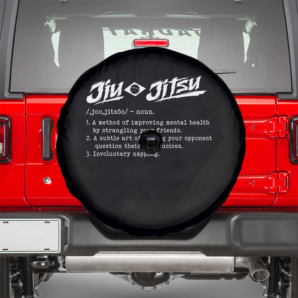 Funny Brazilian Jiu Jitsu Spare Tire Cover Jiujitsu Definition BJJ - Wonder Print Shop