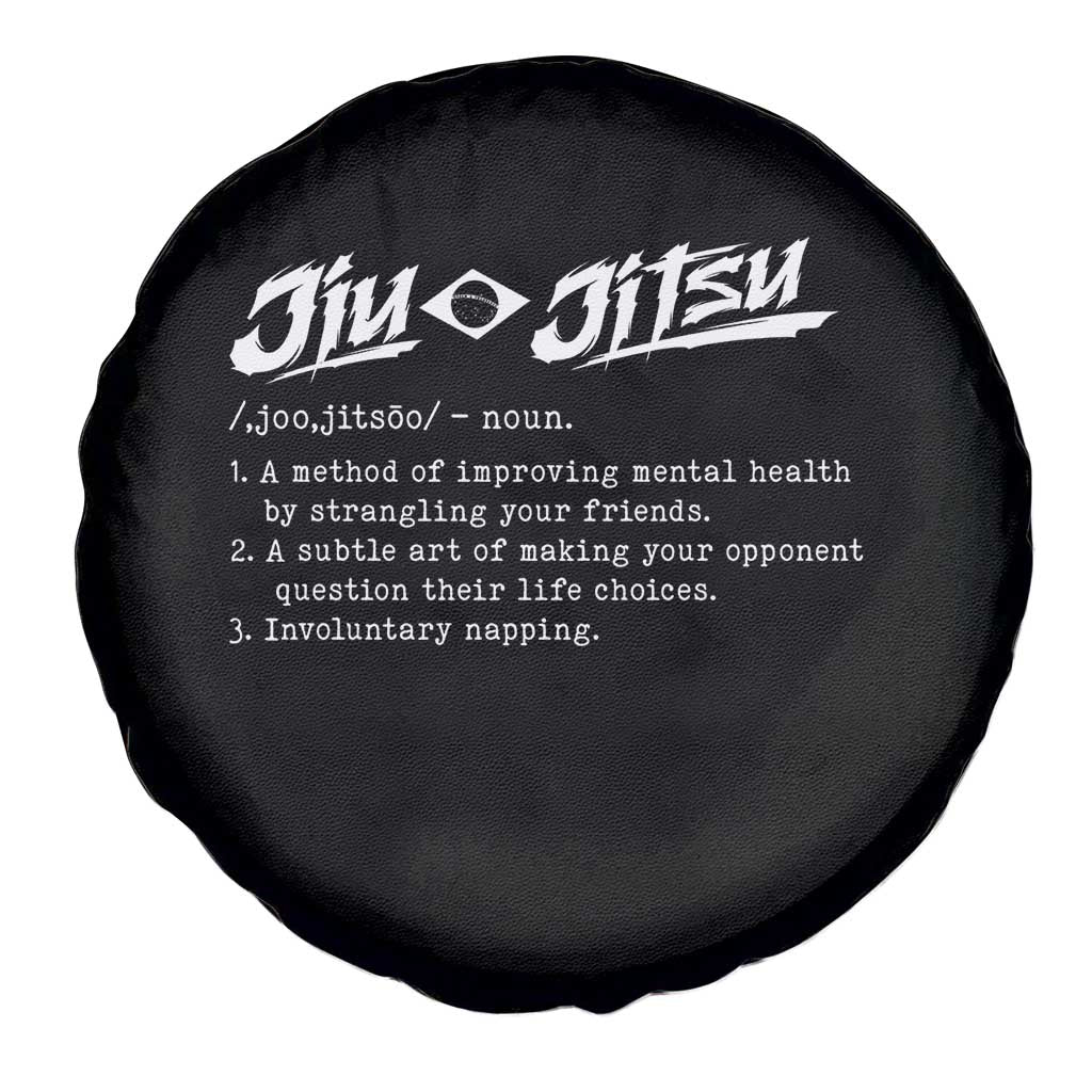 Funny Brazilian Jiu Jitsu Spare Tire Cover Jiujitsu Definition BJJ - Wonder Print Shop