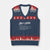 Funny Brazilian Jiu Jitsu V-Neck Knit Sweater Vest Jiujitsu Definition BJJ - Wonder Print Shop