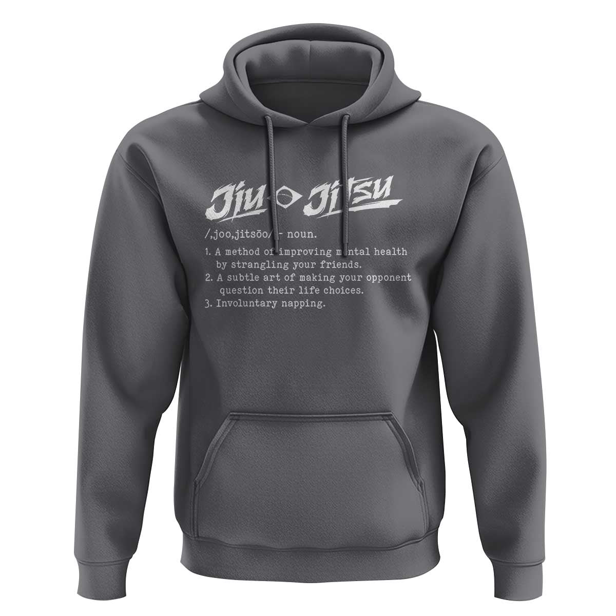 Funny Brazilian Jiu Jitsu Hoodie Jiujitsu Definition BJJ - Wonder Print Shop