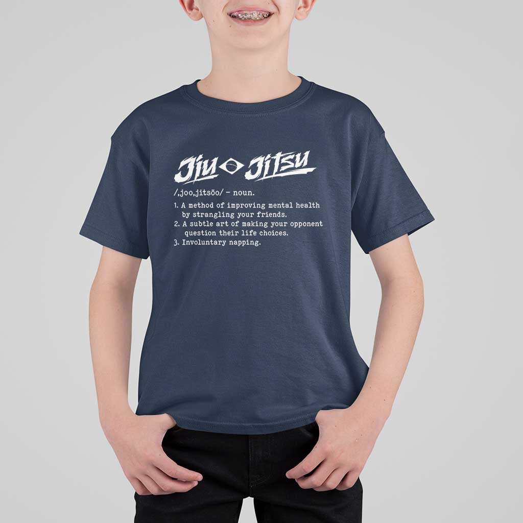 Funny Brazilian Jiu Jitsu T Shirt For Kid Jiujitsu Definition BJJ - Wonder Print Shop