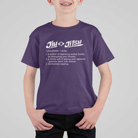 Funny Brazilian Jiu Jitsu T Shirt For Kid Jiujitsu Definition BJJ - Wonder Print Shop