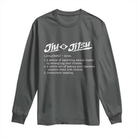Funny Brazilian Jiu Jitsu Long Sleeve Shirt Jiujitsu Definition BJJ - Wonder Print Shop