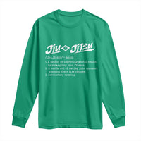 Funny Brazilian Jiu Jitsu Long Sleeve Shirt Jiujitsu Definition BJJ - Wonder Print Shop