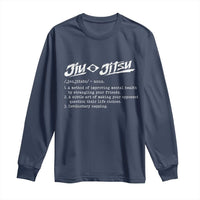Funny Brazilian Jiu Jitsu Long Sleeve Shirt Jiujitsu Definition BJJ - Wonder Print Shop