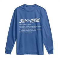 Funny Brazilian Jiu Jitsu Long Sleeve Shirt Jiujitsu Definition BJJ - Wonder Print Shop