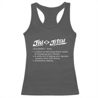 Funny Brazilian Jiu Jitsu Racerback Tank Top Jiujitsu Definition BJJ - Wonder Print Shop