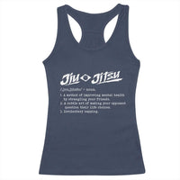 Funny Brazilian Jiu Jitsu Racerback Tank Top Jiujitsu Definition BJJ - Wonder Print Shop