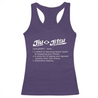 Funny Brazilian Jiu Jitsu Racerback Tank Top Jiujitsu Definition BJJ - Wonder Print Shop