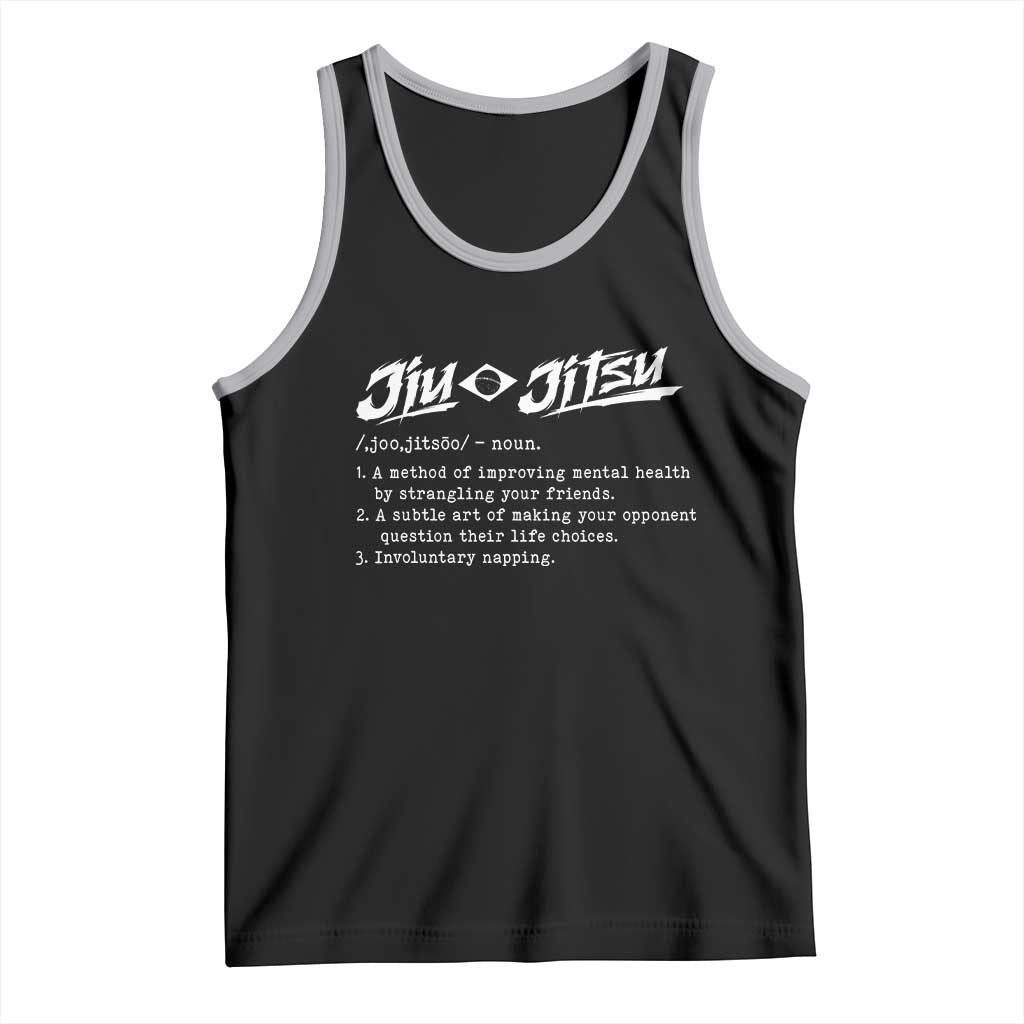 Funny Brazilian Jiu Jitsu Tank Top Jiujitsu Definition BJJ - Wonder Print Shop