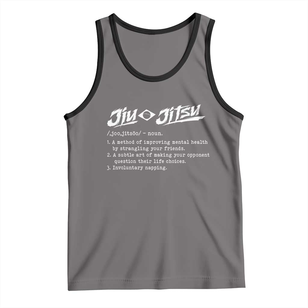 Funny Brazilian Jiu Jitsu Tank Top Jiujitsu Definition BJJ - Wonder Print Shop