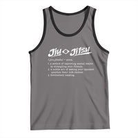 Funny Brazilian Jiu Jitsu Tank Top Jiujitsu Definition BJJ - Wonder Print Shop