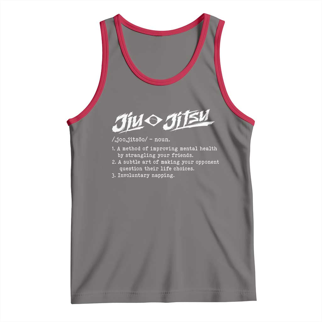 Funny Brazilian Jiu Jitsu Tank Top Jiujitsu Definition BJJ - Wonder Print Shop
