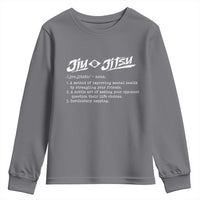 Funny Brazilian Jiu Jitsu Youth Sweatshirt Jiujitsu Definition BJJ - Wonder Print Shop