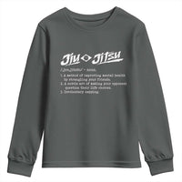 Funny Brazilian Jiu Jitsu Youth Sweatshirt Jiujitsu Definition BJJ - Wonder Print Shop