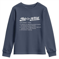 Funny Brazilian Jiu Jitsu Youth Sweatshirt Jiujitsu Definition BJJ - Wonder Print Shop