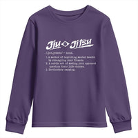 Funny Brazilian Jiu Jitsu Youth Sweatshirt Jiujitsu Definition BJJ - Wonder Print Shop