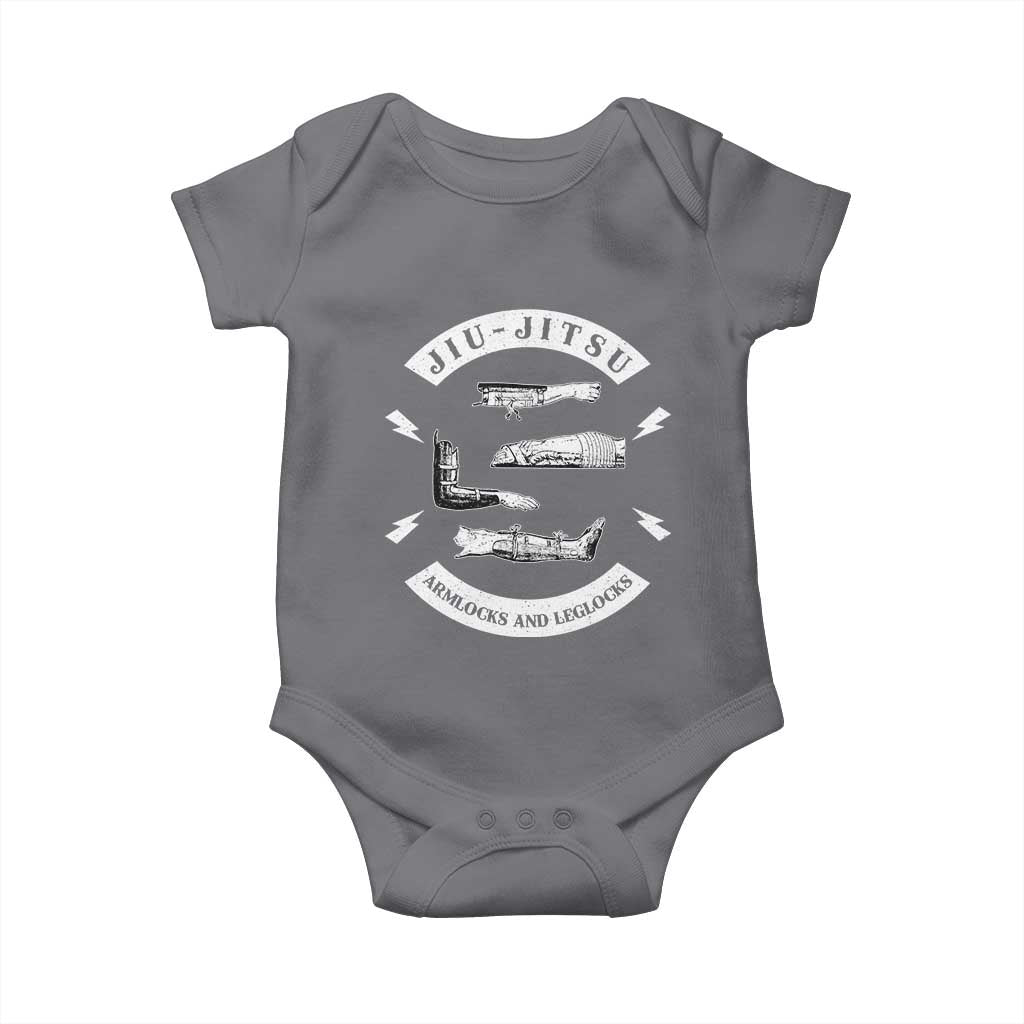 Vintage Jiu Jitsu Baby Onesie Armlocks and Leglocks BJJ Grappling Fans - Wonder Print Shop