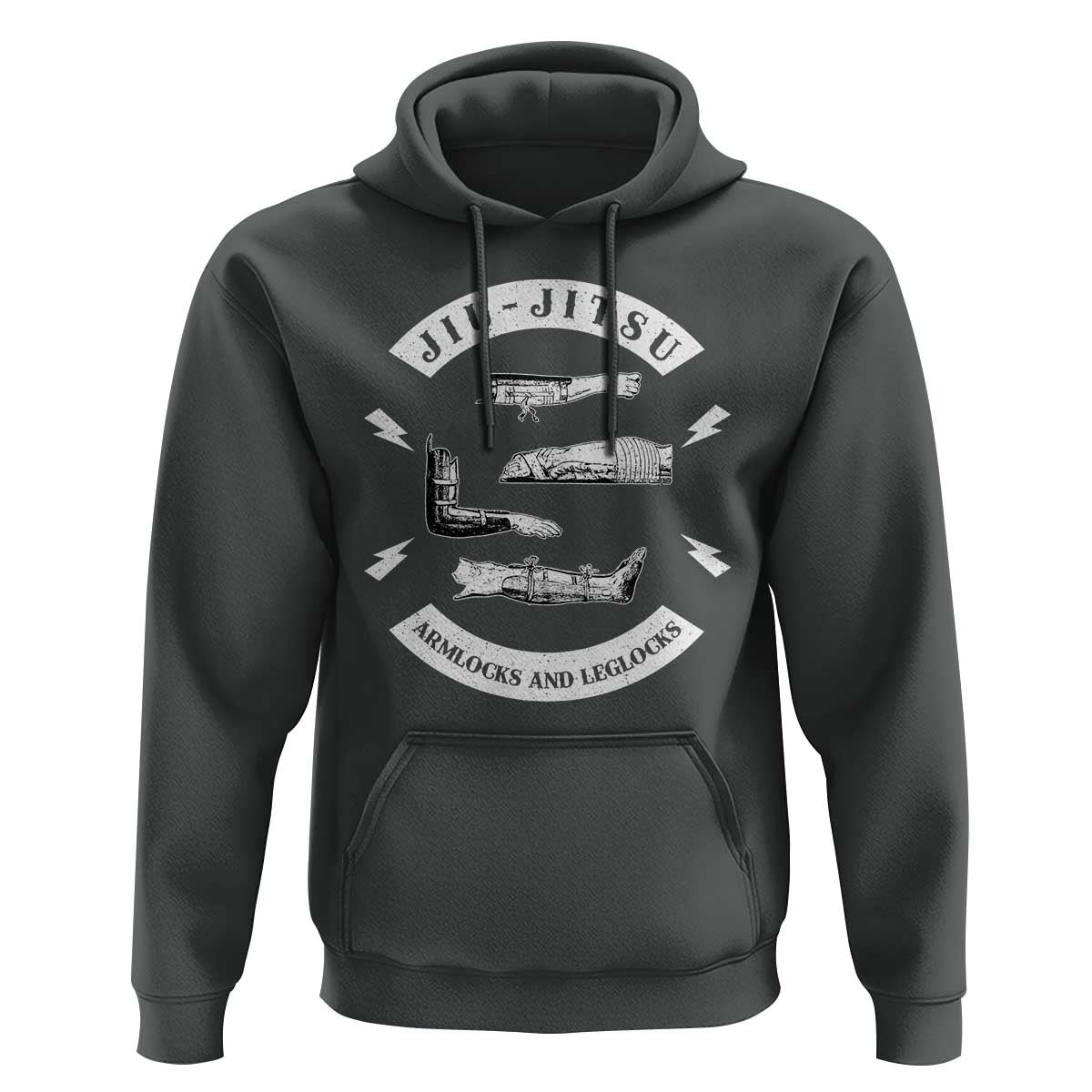 Vintage Jiu Jitsu Hoodie Armlocks and Leglocks BJJ Grappling Fans - Wonder Print Shop