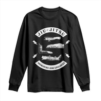 Vintage Jiu Jitsu Long Sleeve Shirt Armlocks and Leglocks BJJ Grappling Fans - Wonder Print Shop