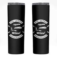 Vintage Jiu Jitsu Skinny Tumbler Armlocks and Leglocks BJJ Grappling Fans - Wonder Print Shop