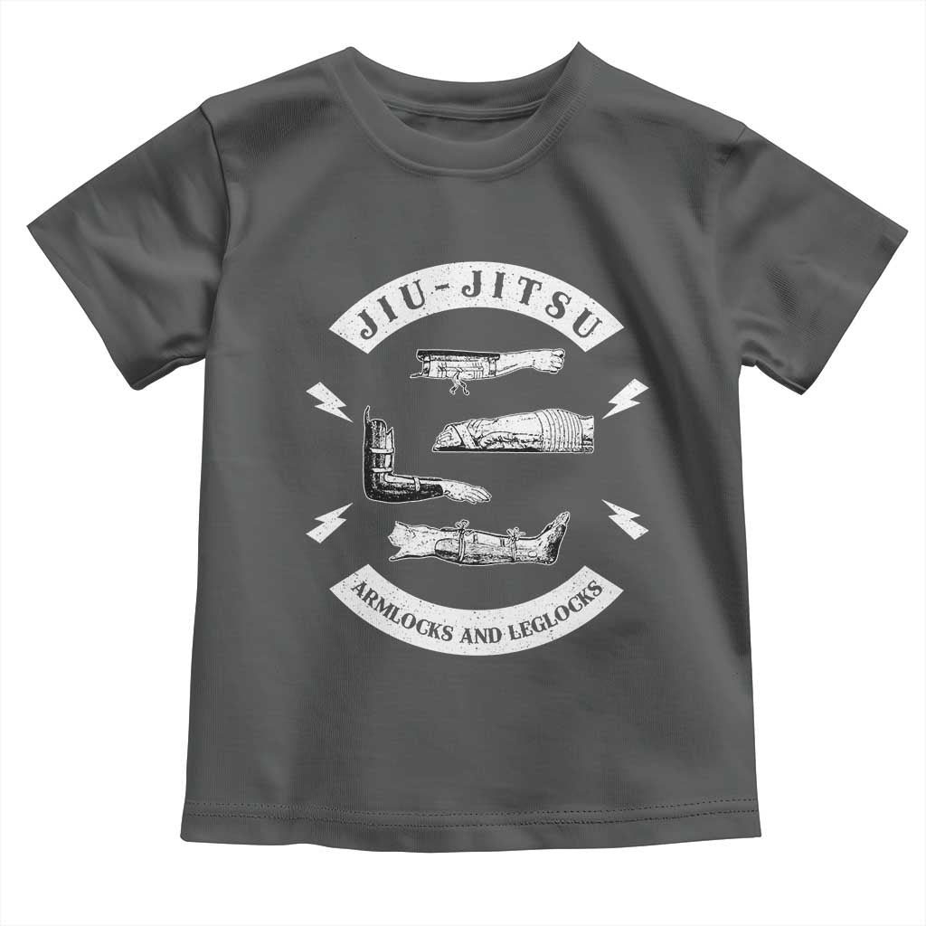 Vintage Jiu Jitsu Toddler T Shirt Armlocks and Leglocks BJJ Grappling Fans - Wonder Print Shop