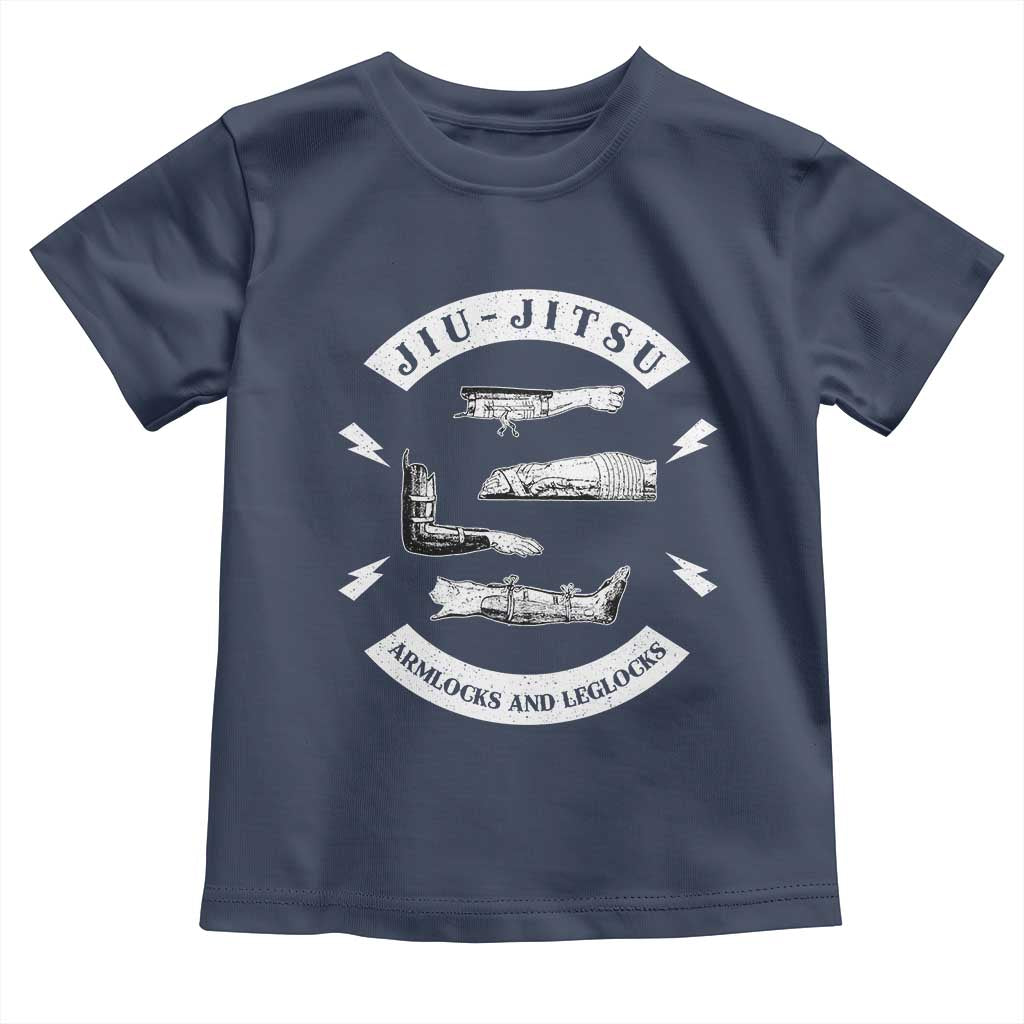 Vintage Jiu Jitsu Toddler T Shirt Armlocks and Leglocks BJJ Grappling Fans - Wonder Print Shop