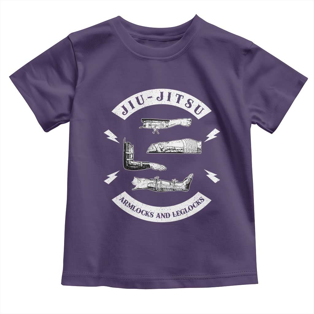 Vintage Jiu Jitsu Toddler T Shirt Armlocks and Leglocks BJJ Grappling Fans - Wonder Print Shop