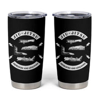Vintage Jiu Jitsu Tumbler Cup Armlocks and Leglocks BJJ Grappling Fans - Wonder Print Shop