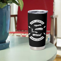 Vintage Jiu Jitsu Tumbler Cup Armlocks and Leglocks BJJ Grappling Fans - Wonder Print Shop