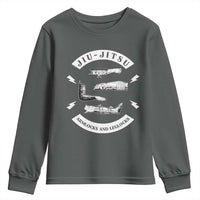 Vintage Jiu Jitsu Youth Sweatshirt Armlocks and Leglocks BJJ Grappling Fans - Wonder Print Shop