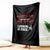 Brazilian BJJ Throw Blanket Touch Me First Jiu Jitsu Lesson Is Free - Wonder Print Shop