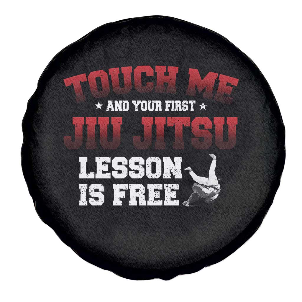 Brazilian BJJ Spare Tire Cover Touch Me First Jiu Jitsu Lesson Is Free - Wonder Print Shop