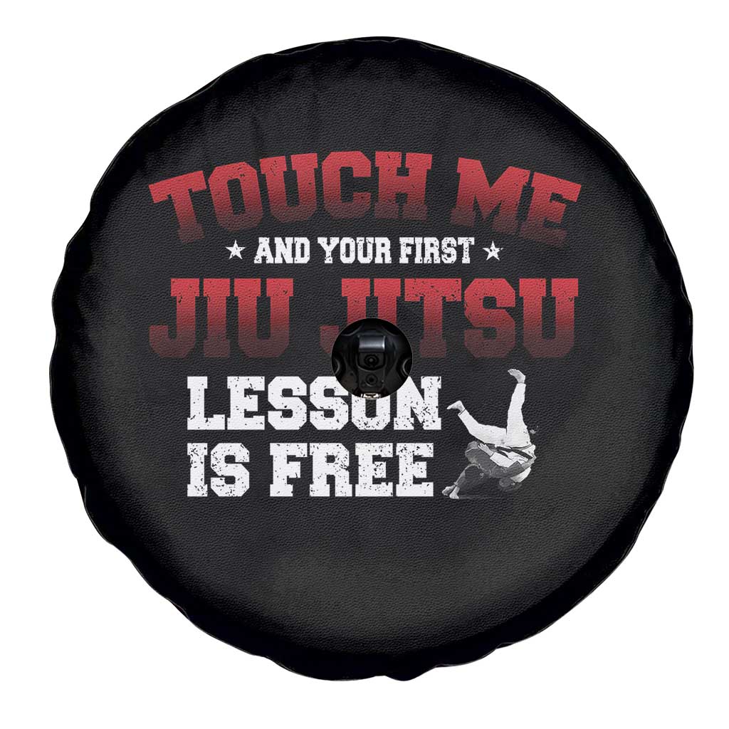 Brazilian BJJ Spare Tire Cover Touch Me First Jiu Jitsu Lesson Is Free - Wonder Print Shop