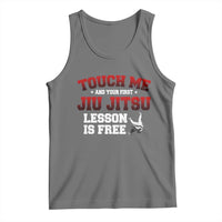 Brazilian BJJ Tank Top Touch Me First Jiu Jitsu Lesson Is Free - Wonder Print Shop