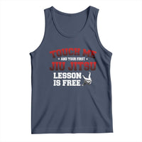 Brazilian BJJ Tank Top Touch Me First Jiu Jitsu Lesson Is Free - Wonder Print Shop