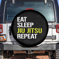 Eat Sleep Jiu Jitsu Repeat Spare Tire Cover Cool JiuJitsu BJJ - Wonder Print Shop