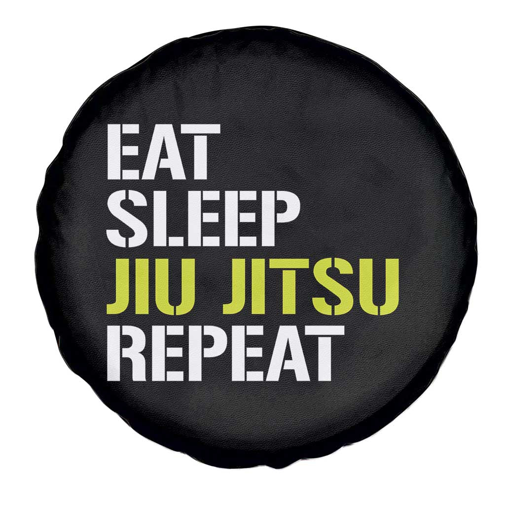 Eat Sleep Jiu Jitsu Repeat Spare Tire Cover Cool JiuJitsu BJJ - Wonder Print Shop
