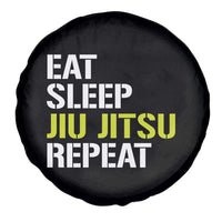 Eat Sleep Jiu Jitsu Repeat Spare Tire Cover Cool JiuJitsu BJJ - Wonder Print Shop