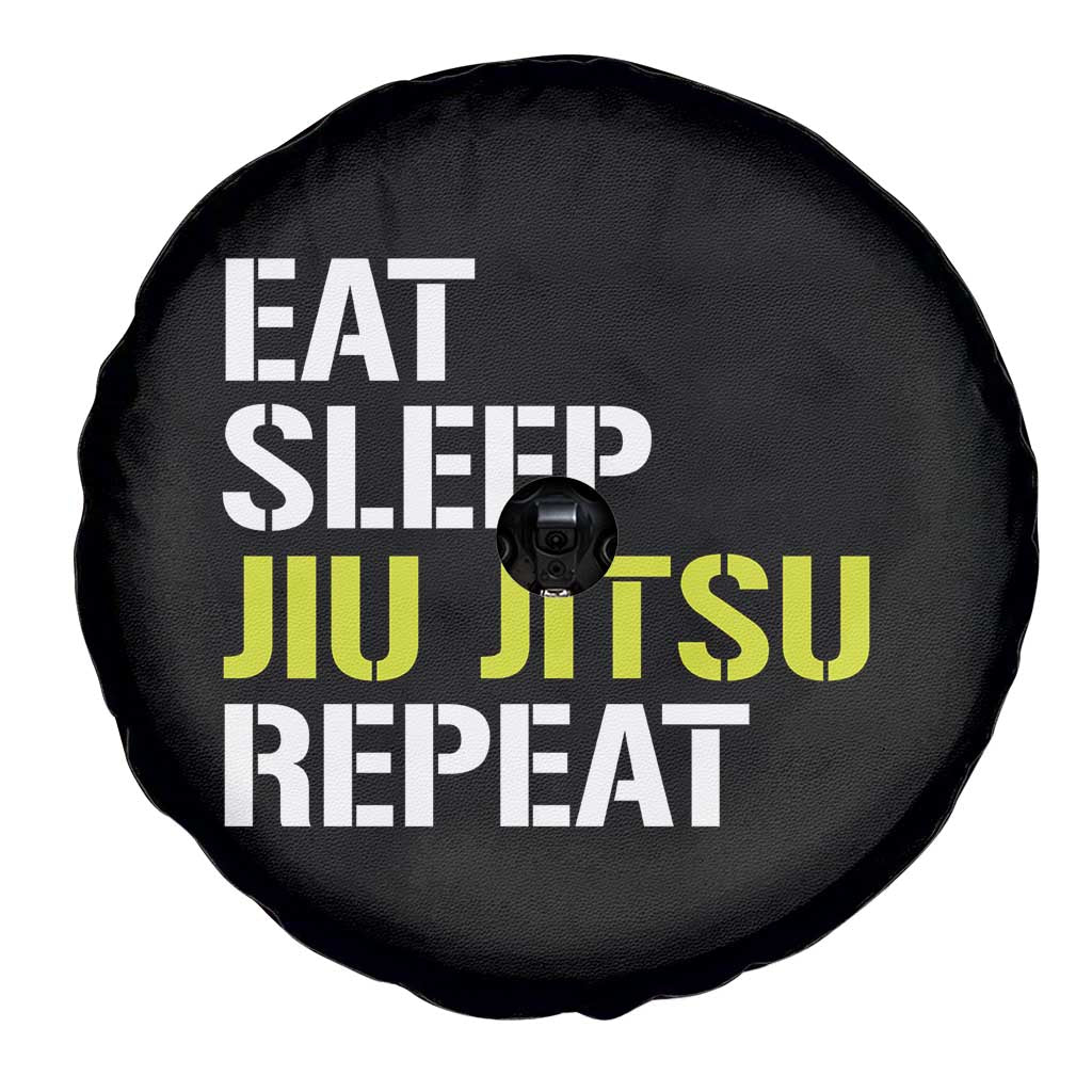 Eat Sleep Jiu Jitsu Repeat Spare Tire Cover Cool JiuJitsu BJJ - Wonder Print Shop