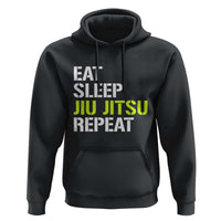 Eat Sleep Jiu Jitsu Repeat Hoodie Cool JiuJitsu BJJ - Wonder Print Shop