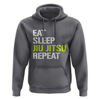 Eat Sleep Jiu Jitsu Repeat Hoodie Cool JiuJitsu BJJ - Wonder Print Shop