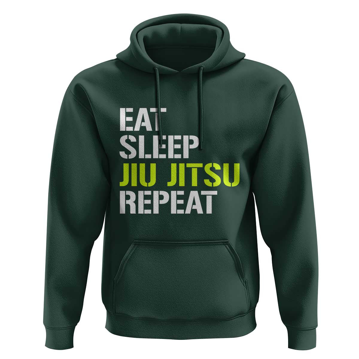 Eat Sleep Jiu Jitsu Repeat Hoodie Cool JiuJitsu BJJ - Wonder Print Shop