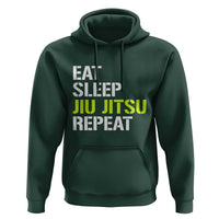 Eat Sleep Jiu Jitsu Repeat Hoodie Cool JiuJitsu BJJ - Wonder Print Shop
