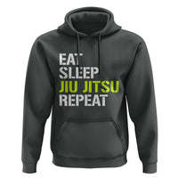 Eat Sleep Jiu Jitsu Repeat Hoodie Cool JiuJitsu BJJ - Wonder Print Shop