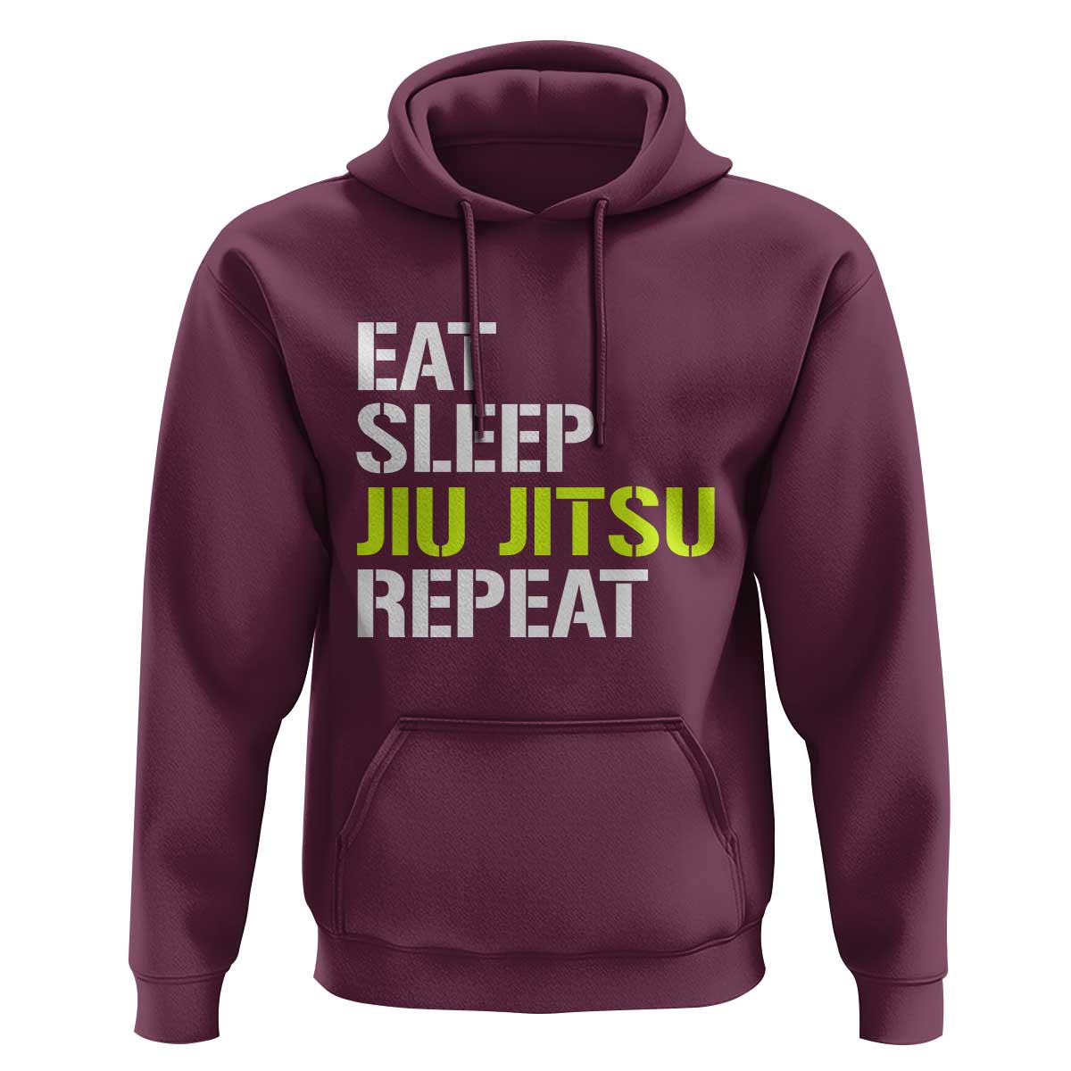 Eat Sleep Jiu Jitsu Repeat Hoodie Cool JiuJitsu BJJ - Wonder Print Shop