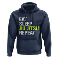 Eat Sleep Jiu Jitsu Repeat Hoodie Cool JiuJitsu BJJ - Wonder Print Shop
