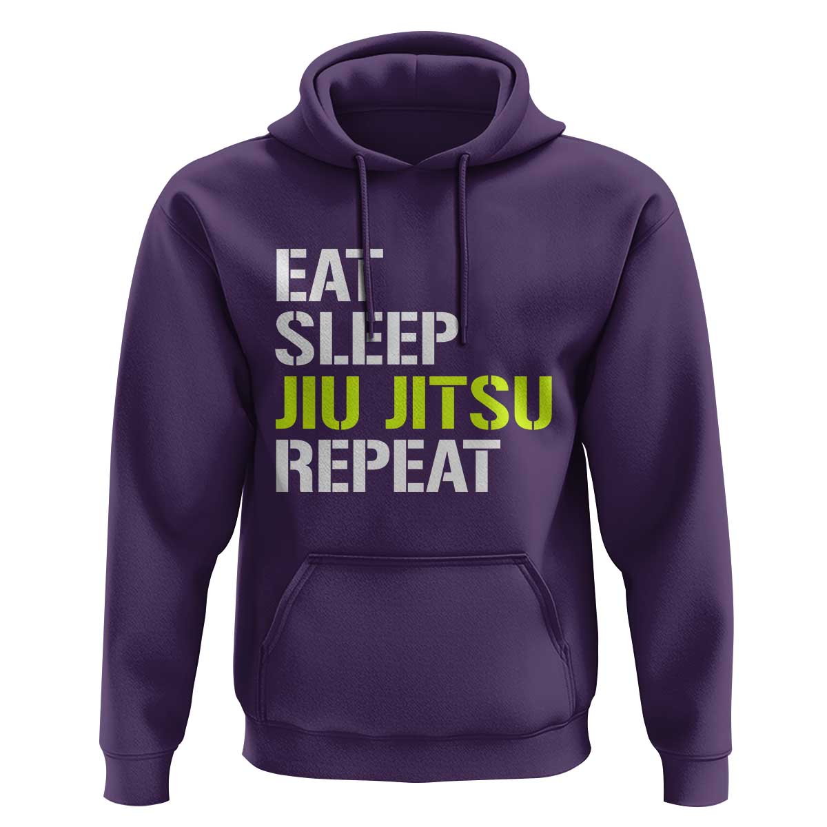 Eat Sleep Jiu Jitsu Repeat Hoodie Cool JiuJitsu BJJ - Wonder Print Shop
